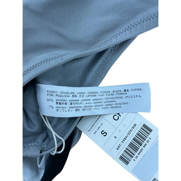 OYSHO Womens Swimsuit Bathing Suit Size S Gray Long Sleeve 2484/329 NWT - Picture 6 of 10